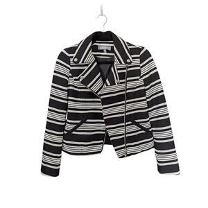 Bagatelle Striped zipper-up jacket size Small